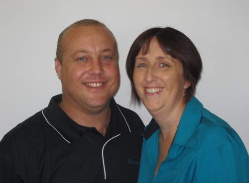 Chris Fisher and Vicky Scott